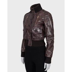 Gucci Python Leather Jacket - IT 38 / XS