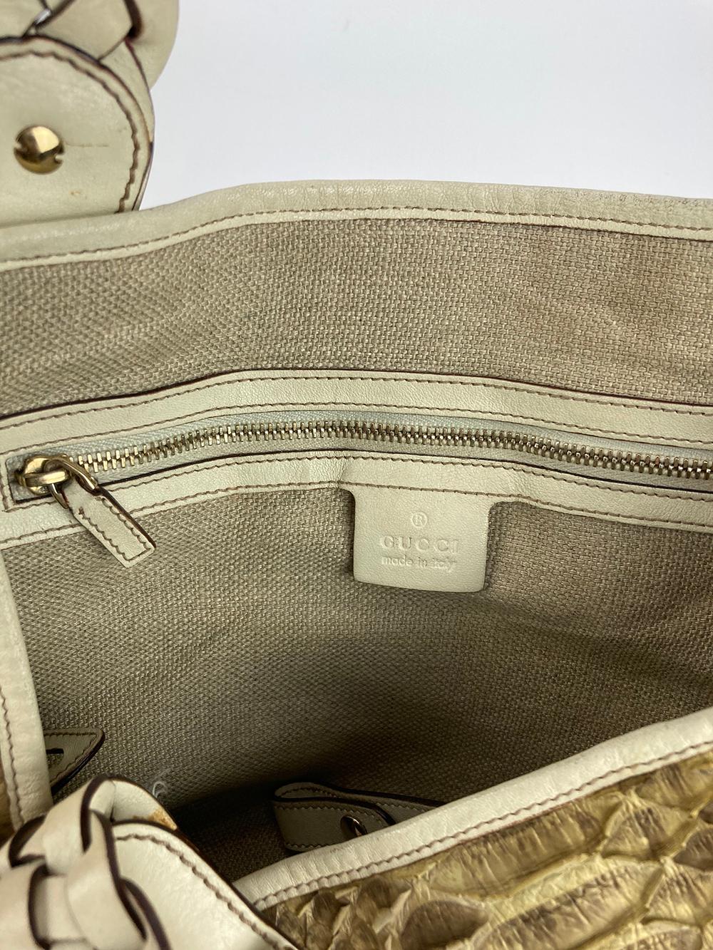 Gucci Python Pelham Shoulder Bag For Sale 4