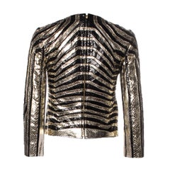 Gucci Snake Runway Black Gold Jacket as seen on JLO *Follow the Leader* song S