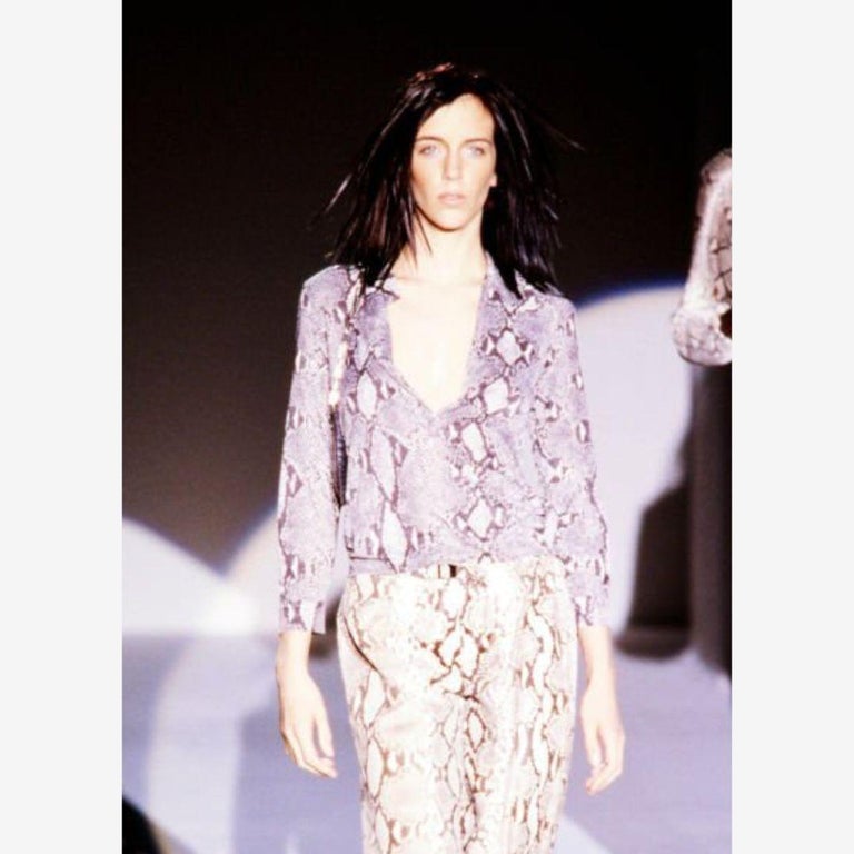 Gucci Python Skirt - Tom Ford Era - S/S 2000 For Sale at 1stDibs