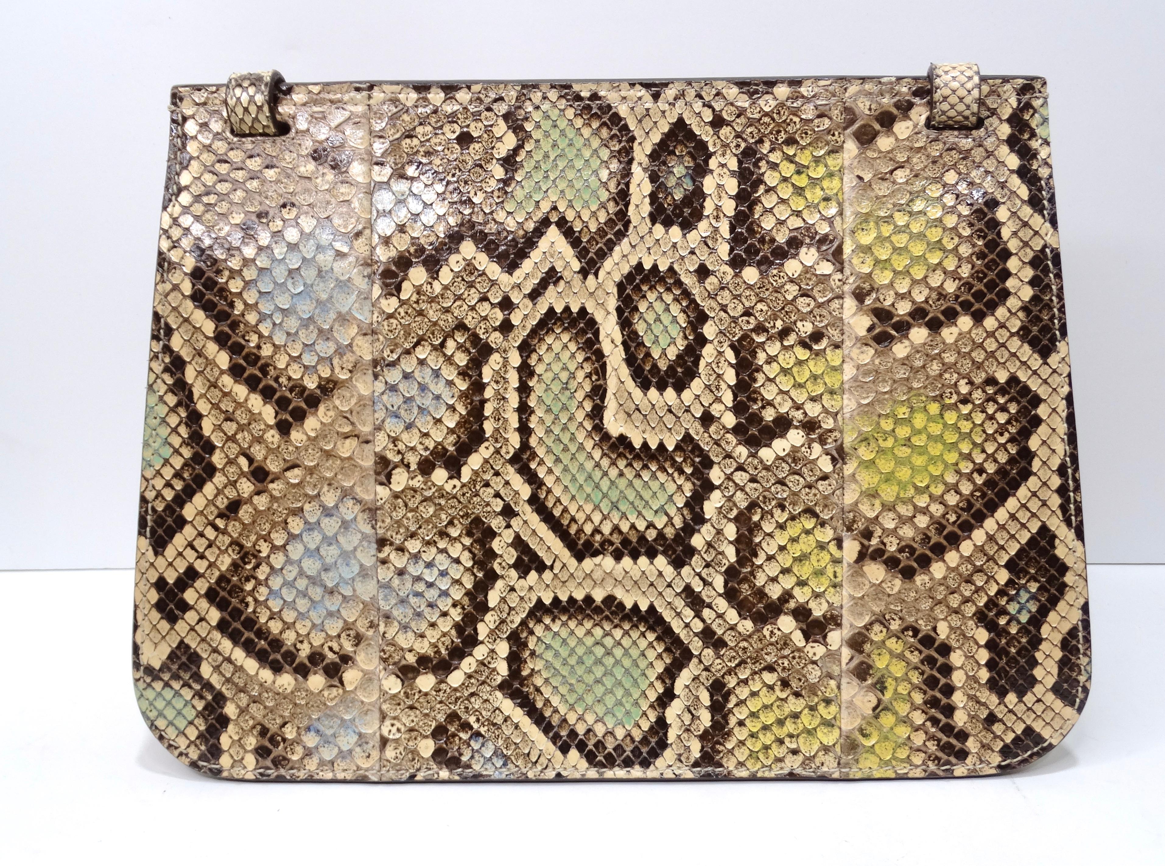 Python Umhängetasche mit Quaste von Gucci im Zustand „Hervorragend“ im Angebot in Scottsdale, AZ