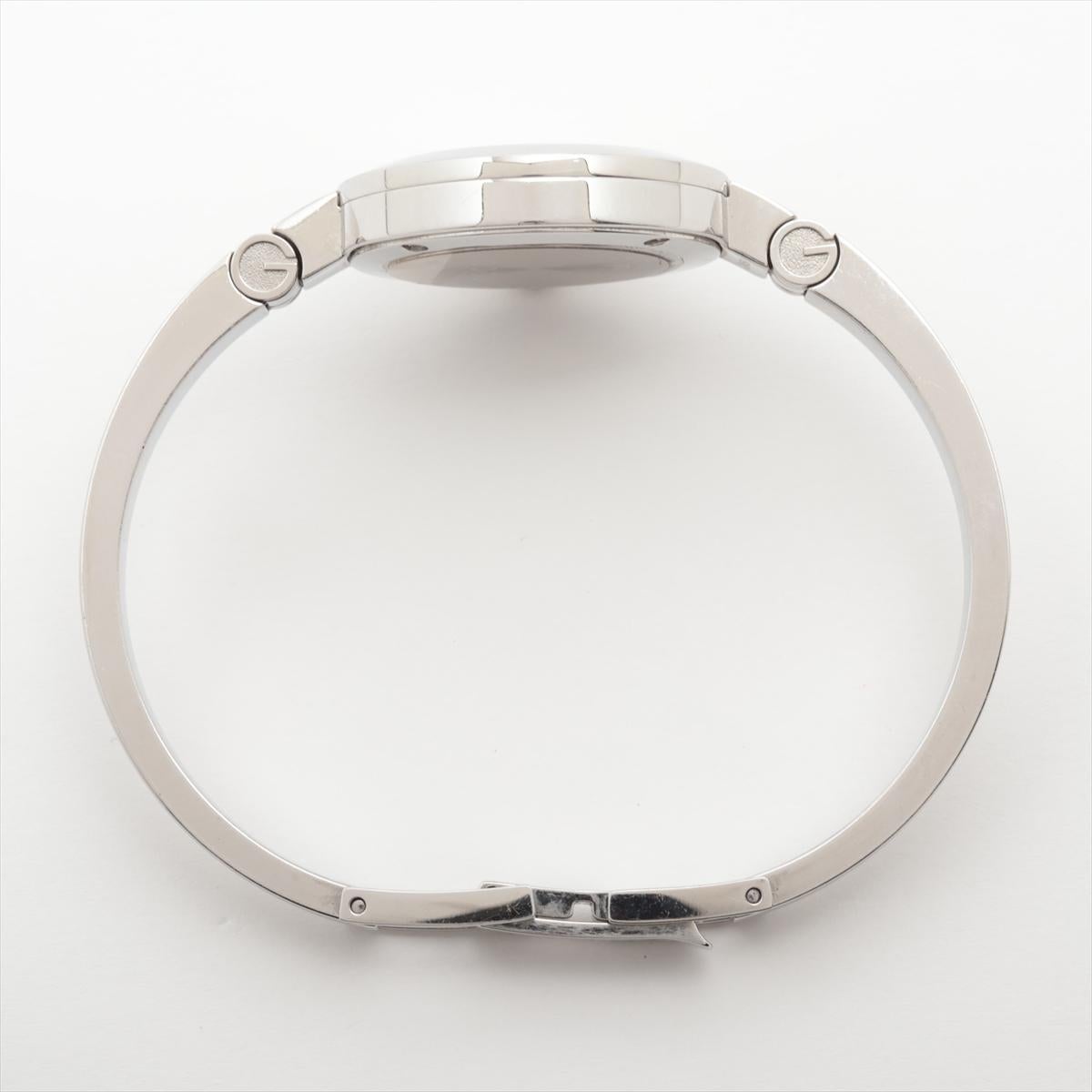 ladies gucci silver bangle watch