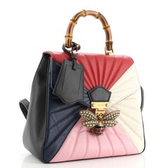 Gucci Queen Margaret Backpack Multicolor Quilted Leather Small