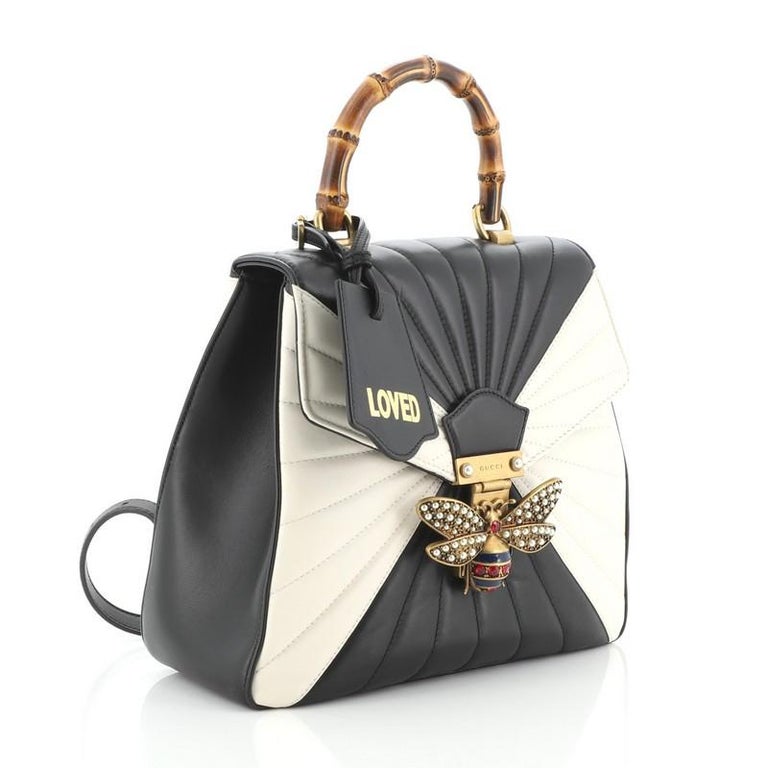 Gucci Queen Margaret Backpack Multicolor Quilted Leather Small at 1stDibs