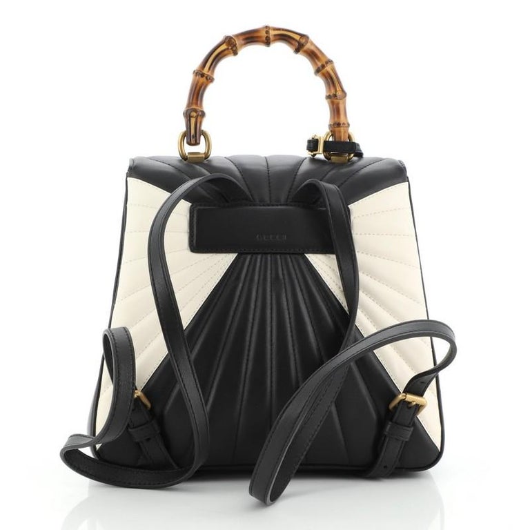 Gucci Queen Margaret Backpack Multicolor Quilted Leather Small at
