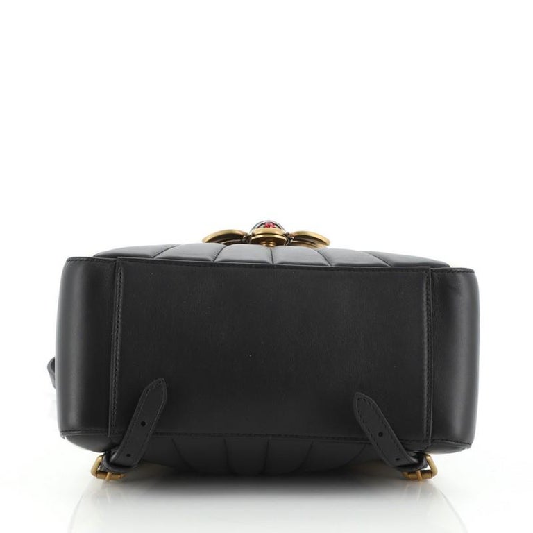 Gucci Queen Margaret Backpack Multicolor Quilted Leather Small at