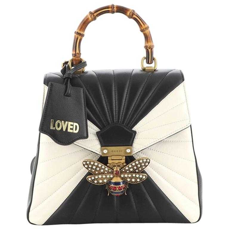 Gucci Queen Margaret Backpack Multicolor Quilted Leather Small at 1stDibs