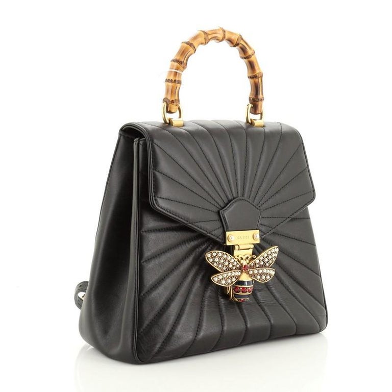 Gucci Queen Margaret Backpack Quilted Leather Small at 1stDibs