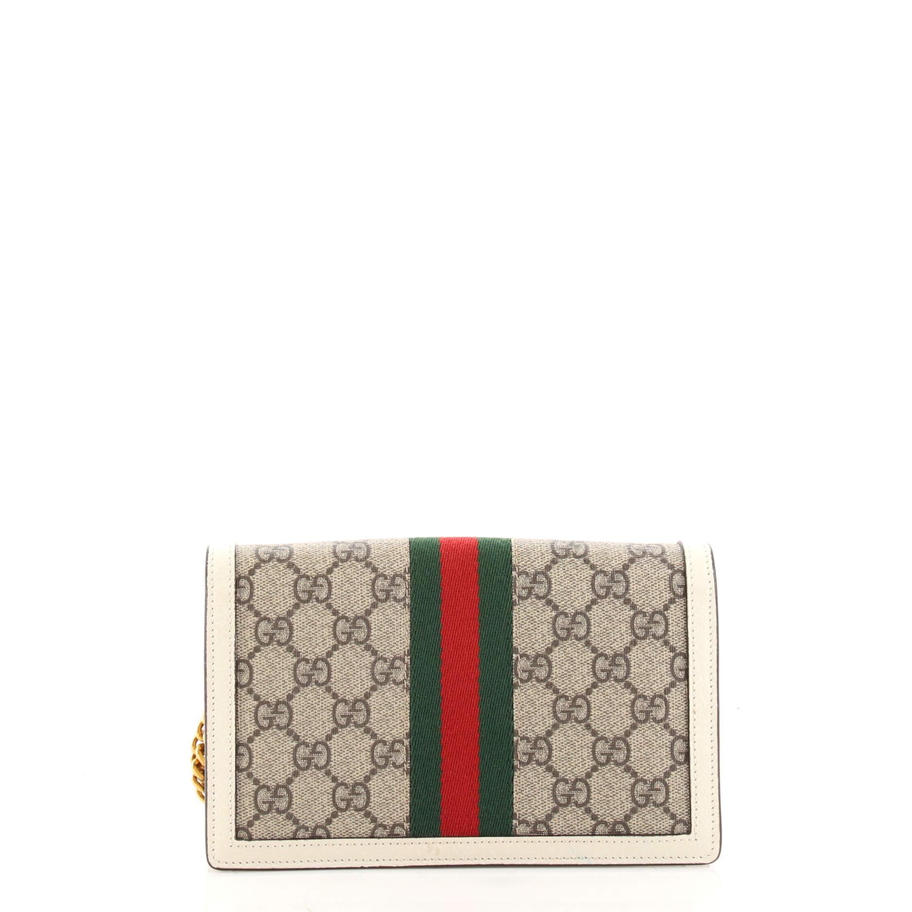 gucci queen margaret wallet on chain