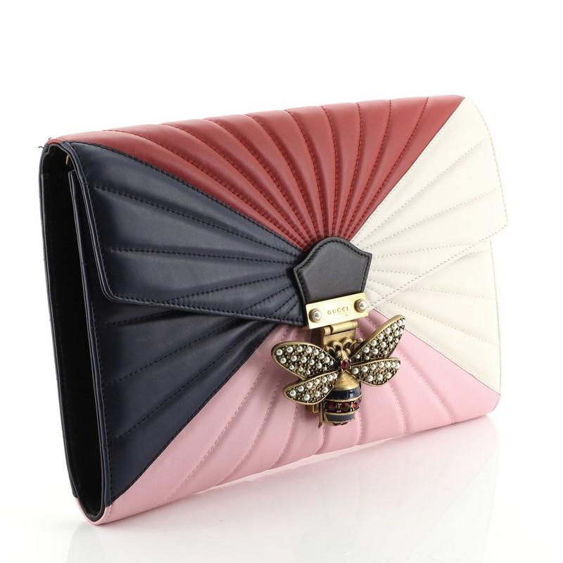 gucci bee clutch bag
