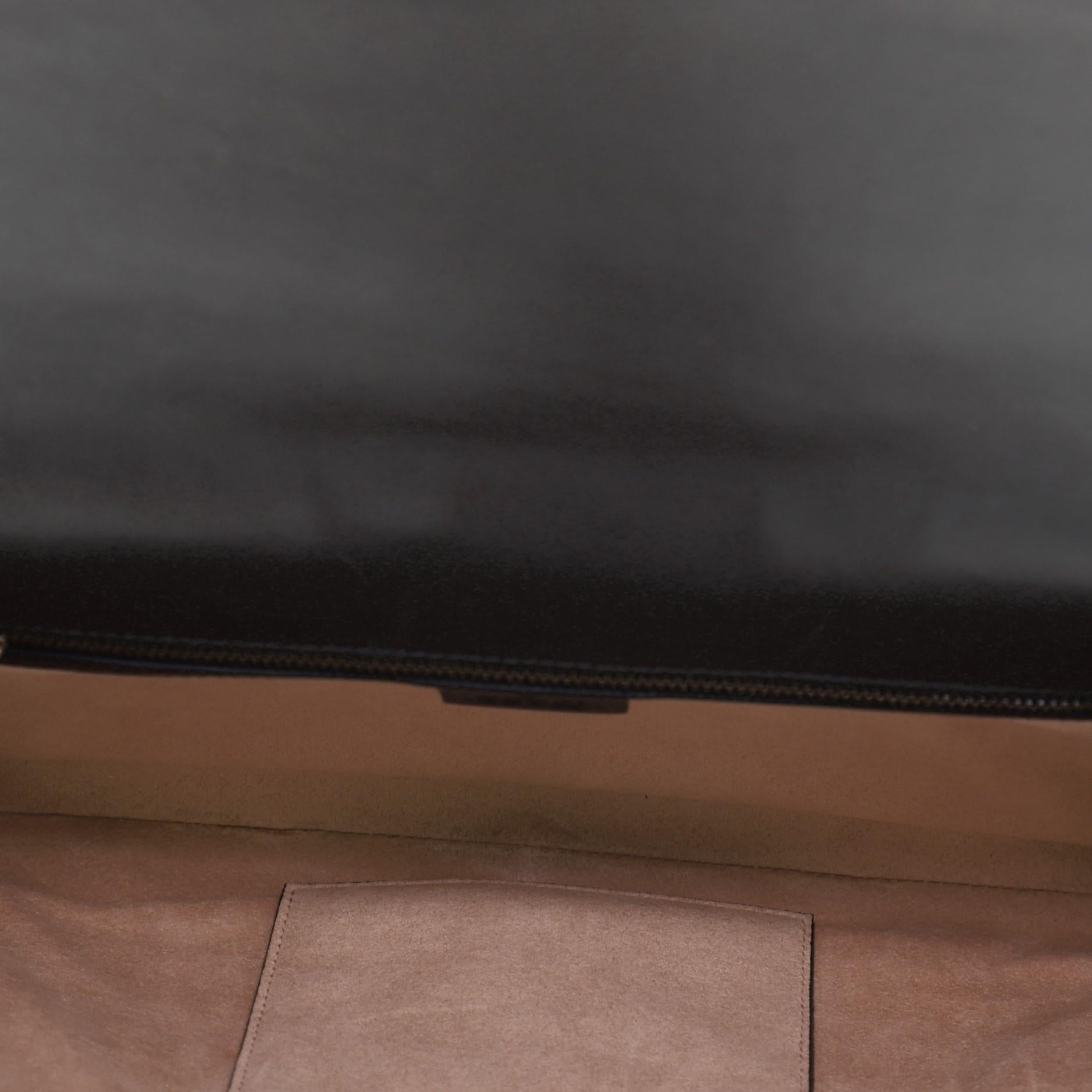 Gucci Queen Margaret Clutch Colorblock Leather In Good Condition In NY, NY
