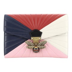 Gucci Queen Margaret Clutch Colorblock Leather