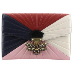 Gucci Queen Margaret Clutch Colorblock Leather