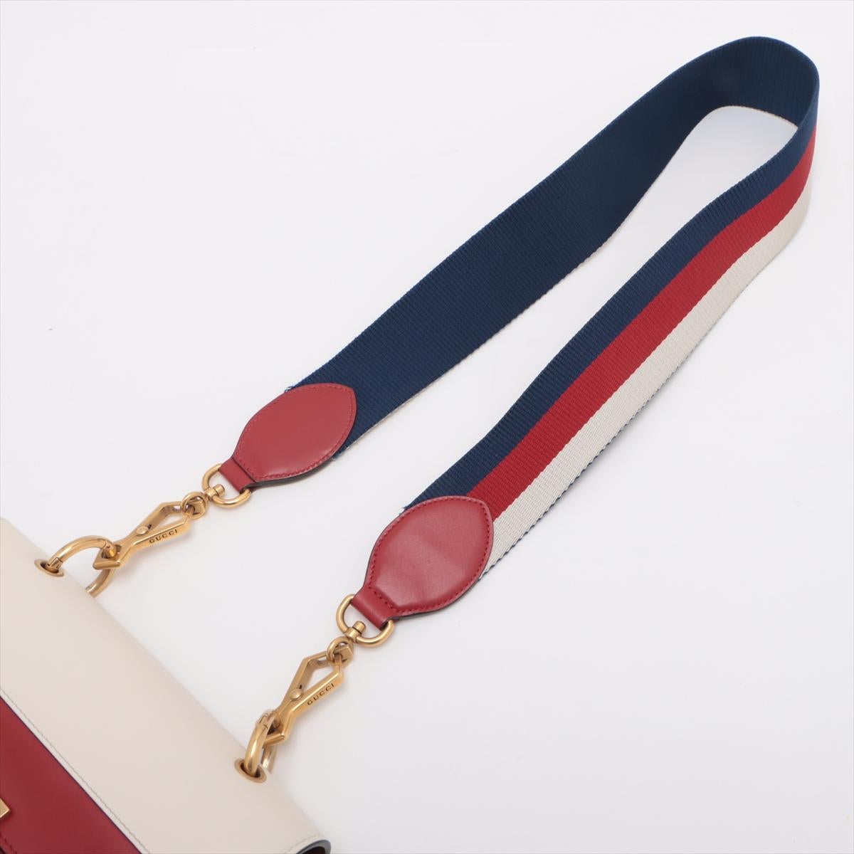 Gucci Queen Margaret Leather Shoulder Bag Tricolor 1