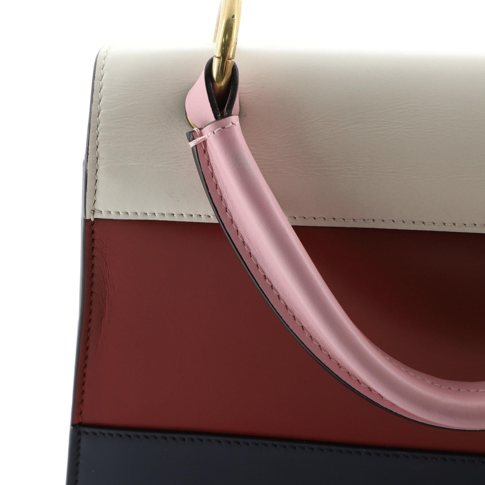 Women's or Men's Gucci Queen Margaret Top Handle Bag Colorblock Leather Small