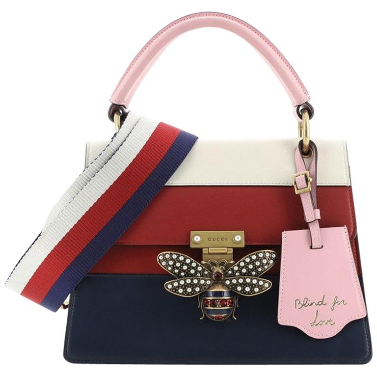 Gucci Queen Margaret Top Handle Bag Colorblock Leather Small at 1stDibs gucci queen margaret bag