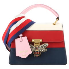 Gucci Queen Margaret Top Handle Bag Colorblock Leather Small