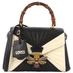 Gucci Queen Margaret Top Handle Bag Multicolor Quilted Leather Medium