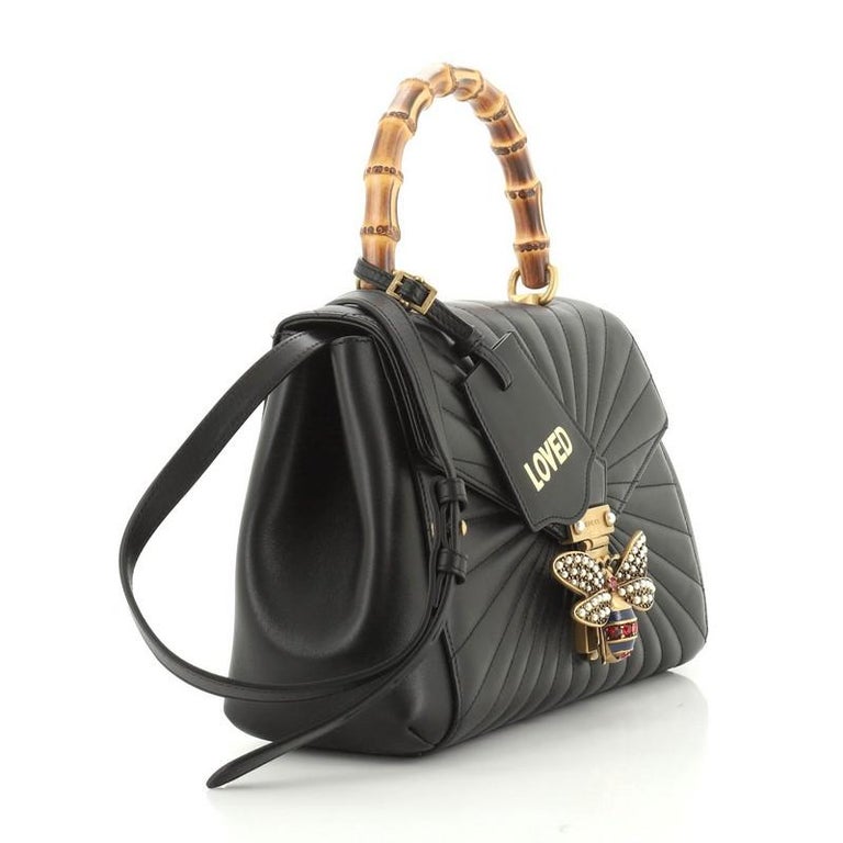 Gucci Queen Margaret Top Handle Bag Quilted Leather Medium at 1stDibs