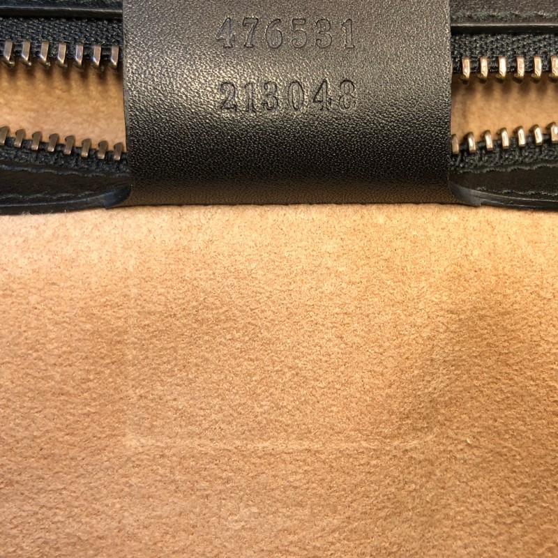 Black Gucci Queen Margaret Top Handle Bag Quilted Leather Medium