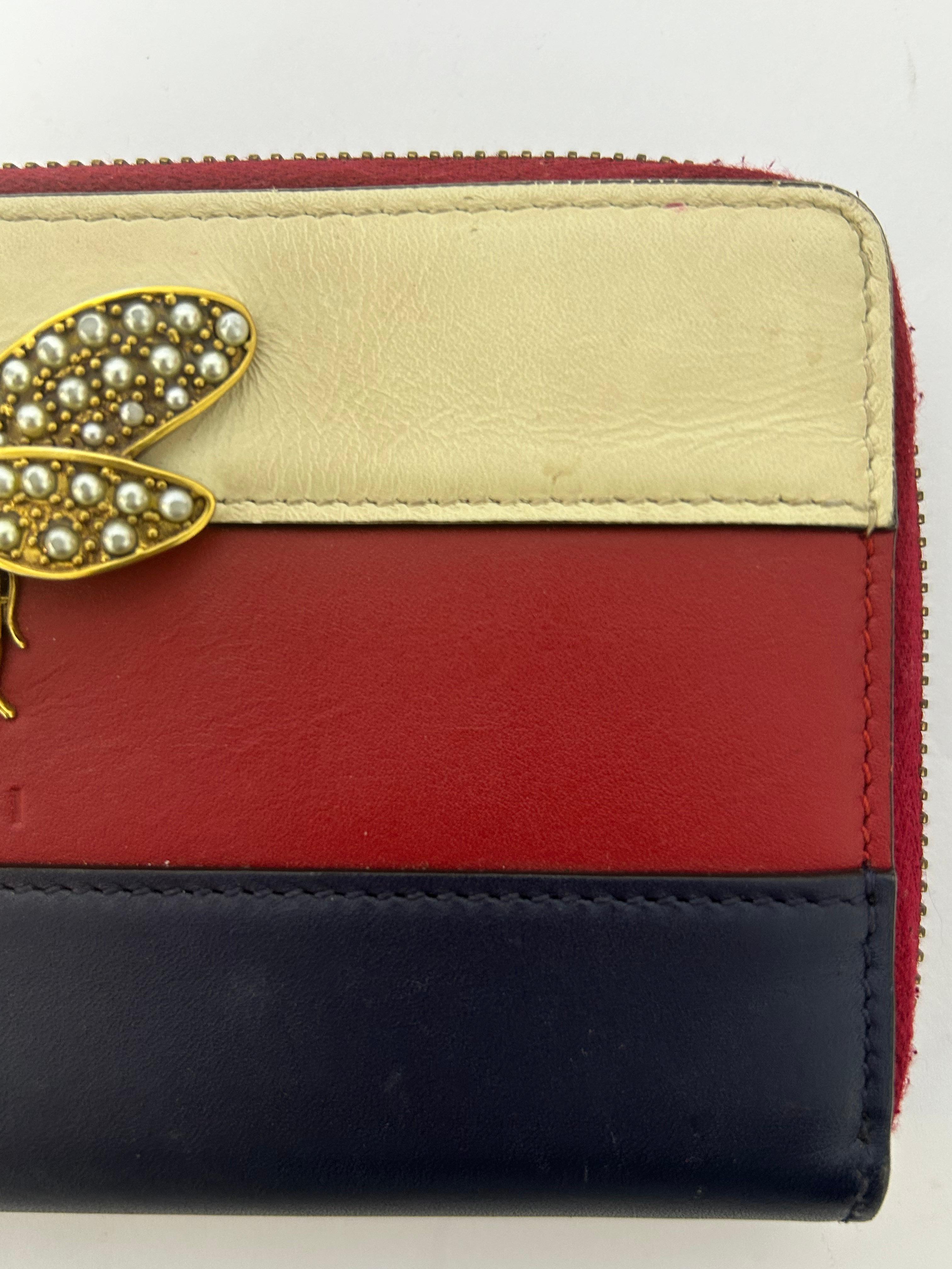 Gucci Queen Margaret Zip Around Wallet In Good Condition For Sale In Amman, JO