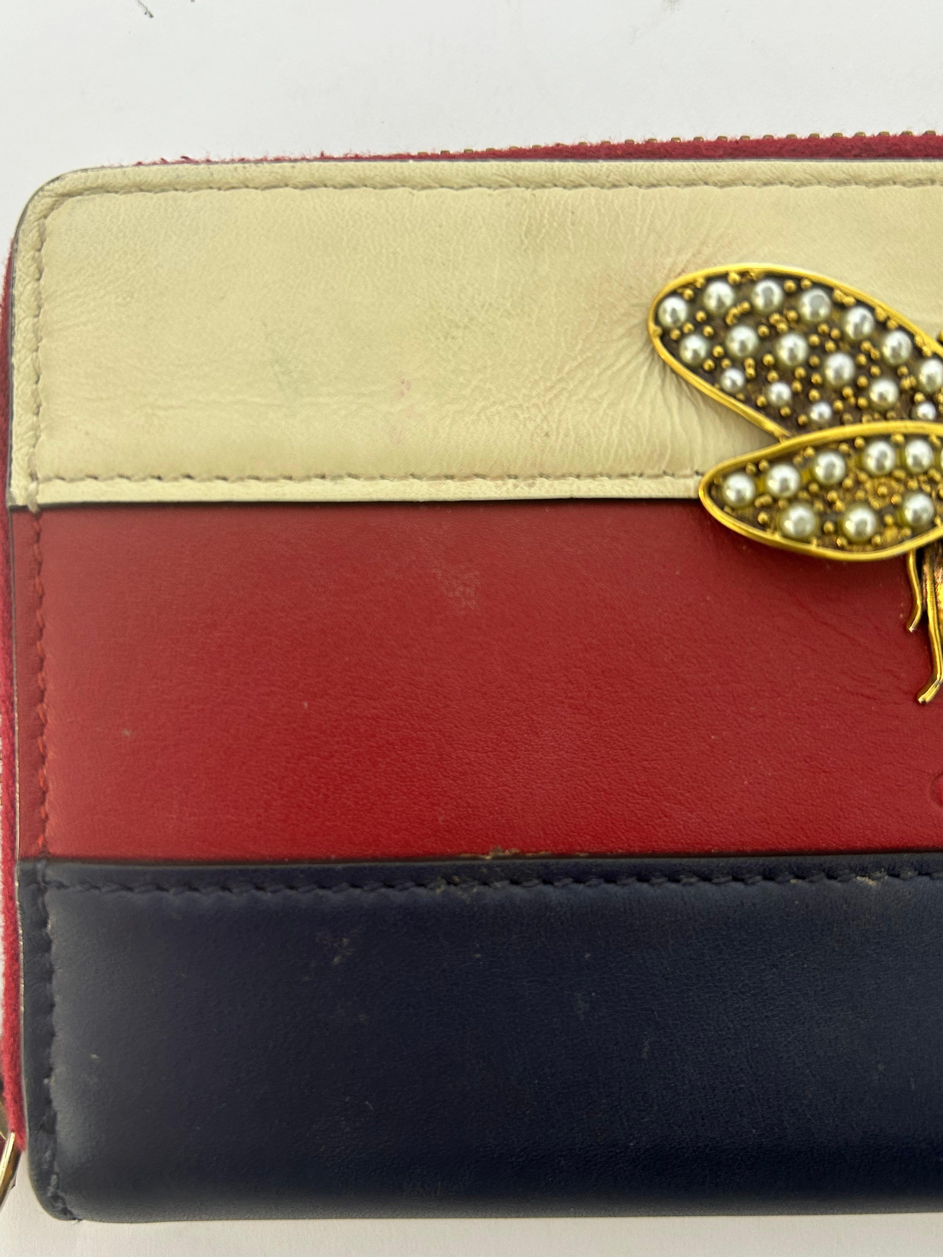 Gucci Queen Margaret Brieftasche mit Reißverschluss im Angebot 1