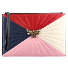 Gucci Queen Margaret Zip Pouch Quilted Leather