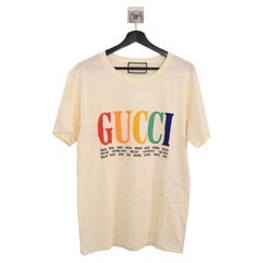 Gucci Rainbow Cities Print T Shirt