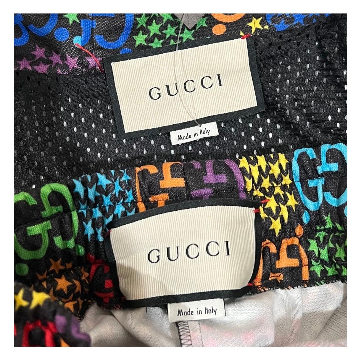 Gucci Rainbow Logo Two-Piece Set In Excellent Condition In Los Angeles, CA