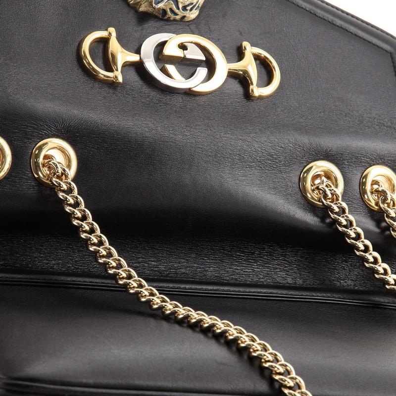 Gucci Rajah Chain Shoulder Bag Leather Medium 2