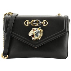 Gucci Rajah Chain Shoulder Bag Leather Small