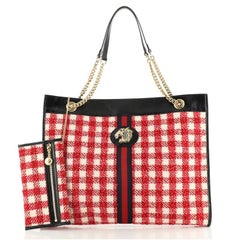 Gucci Rajah Chain Tote GG Tweed Large