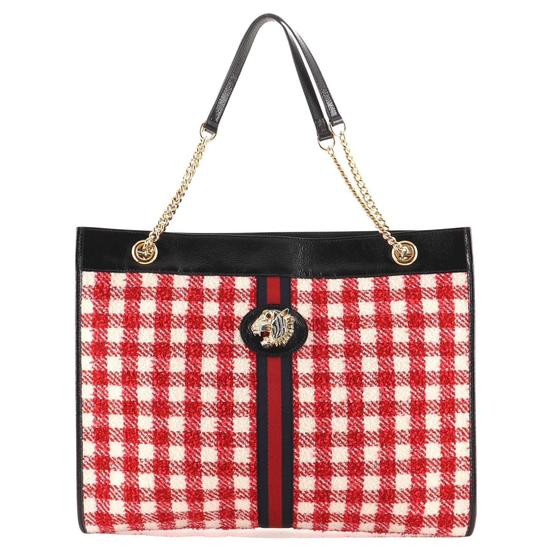 Gucci Catherine Tote Diamante Canvas with Leather Large at 1stDibs ...