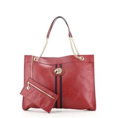 Gucci Rajah Chain Tote Leather Large