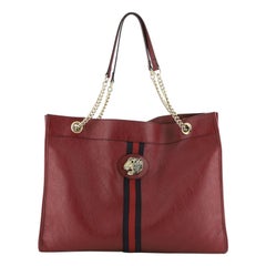 Gucci Rajah Chain Tote Leather Large