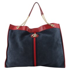 Gucci Rajah Chain Tote Suede XL
