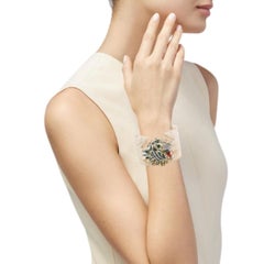 Gucci Rajah Resin Leaf Bracelet