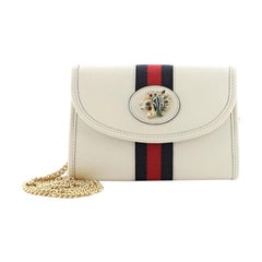 Gucci Rajah Web Chain Shoulder Bag Leather Mini
