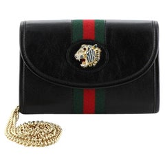 Gucci Rajah Web Chain Shoulder Bag Leather Mini