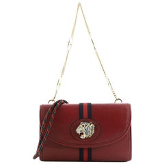 Gucci Rajah Web Chain Shoulder Bag Leather Small