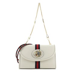Gucci Rajah Web Chain Shoulder Bag Leather Small