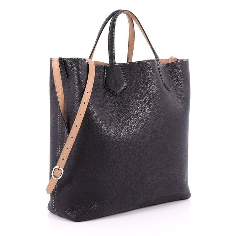 Black Gucci Ramble Reversible Tote Leather Large