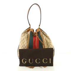 Gucci Rania Shoulder Bag Web GG Canvas