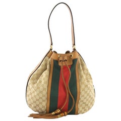 Gucci Rania Shoulder Bag Web GG Canvas,