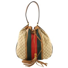 Gucci Rania Shoulder Bag Web GG Canvas