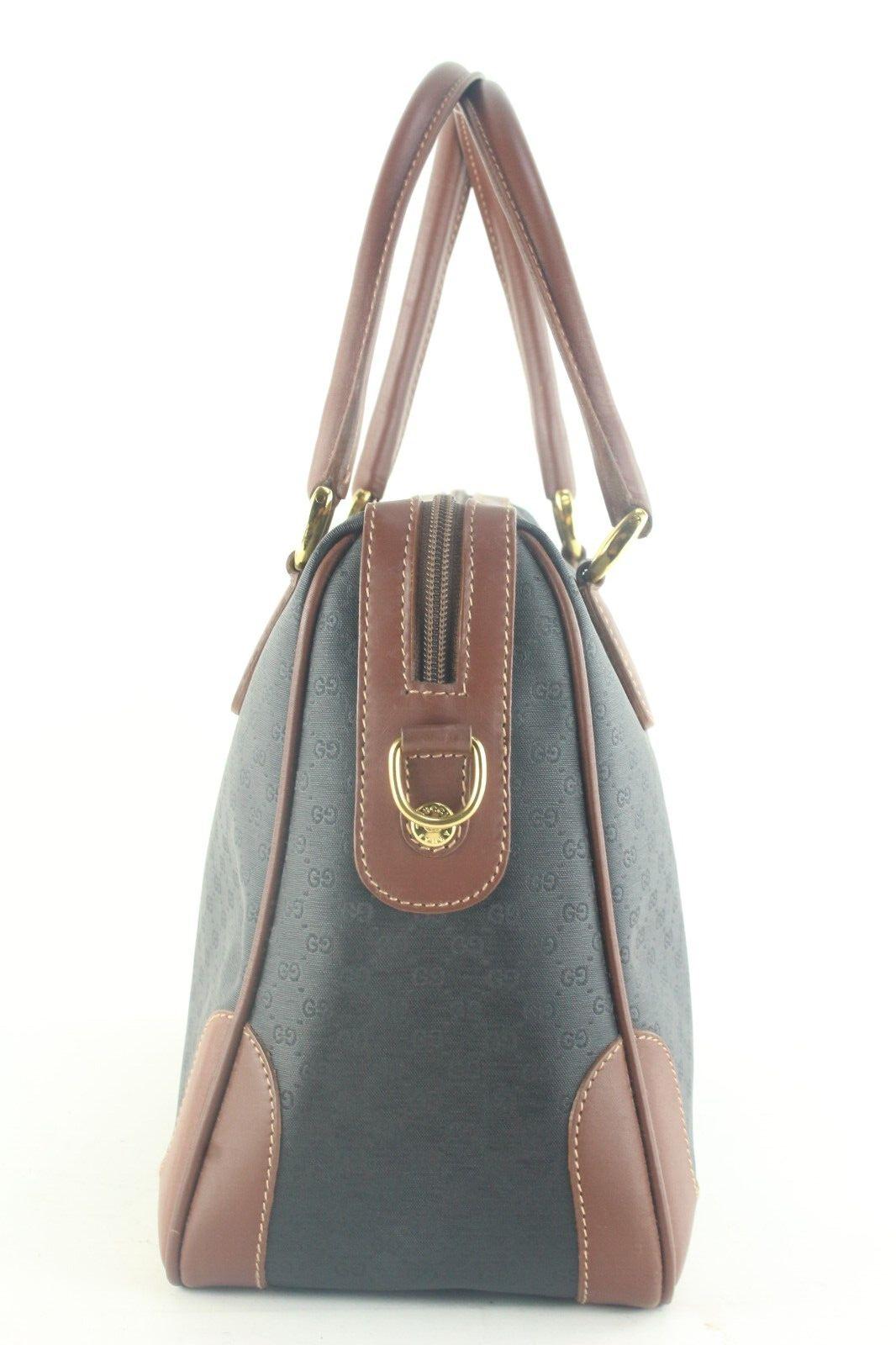 Gucci Raro Nero x Marrone 2way Square Boston 4GK1012K in vendita 5