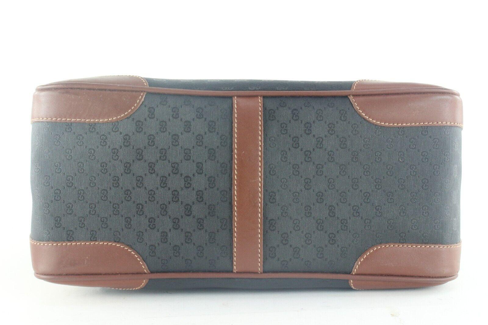 Gucci Rare Black x Brown 2way Square Boston 4GK1012K For Sale 6