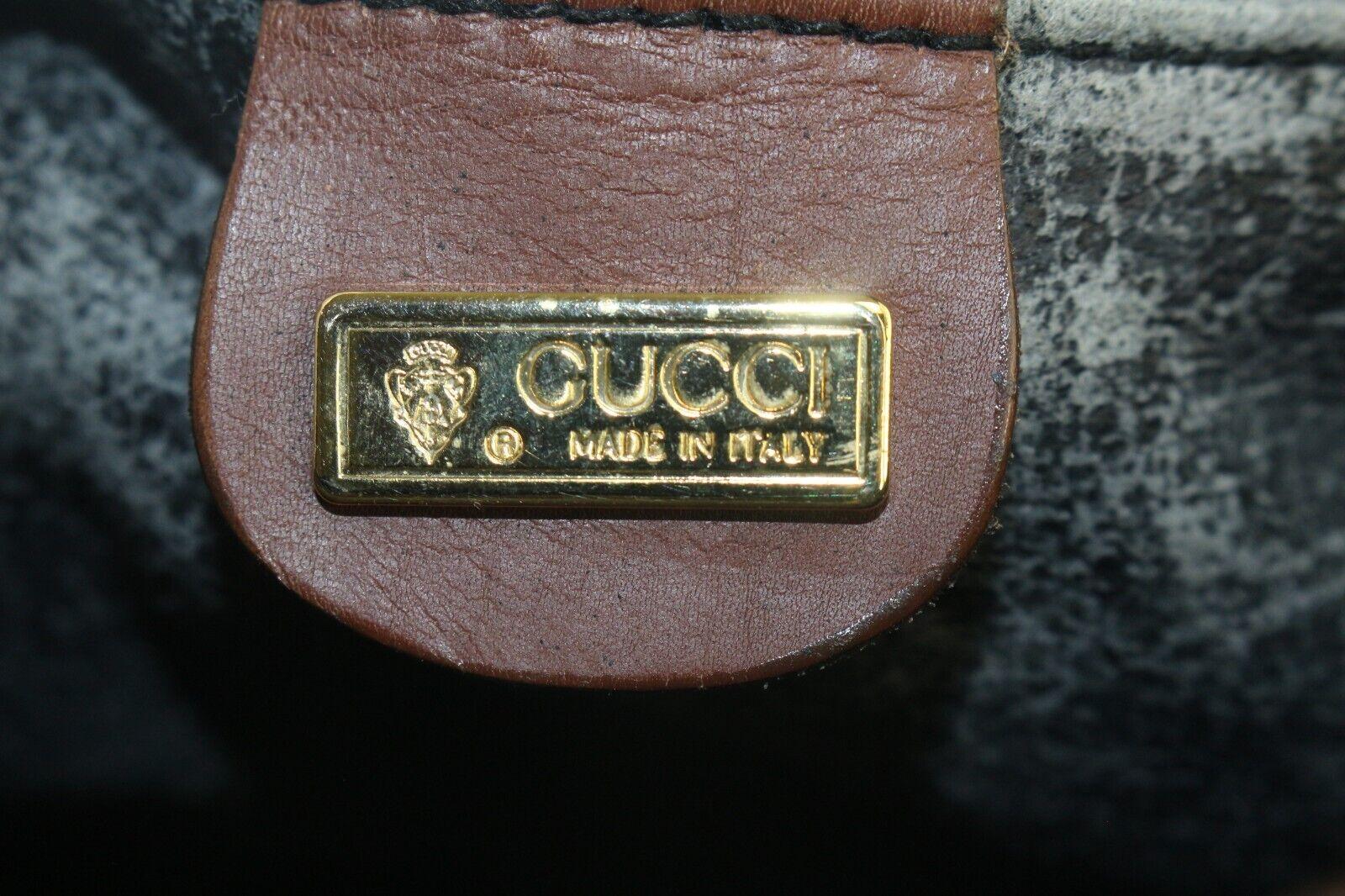 Gucci Rare Black x Brown 2way Square Boston 4GK1012K For Sale 4
