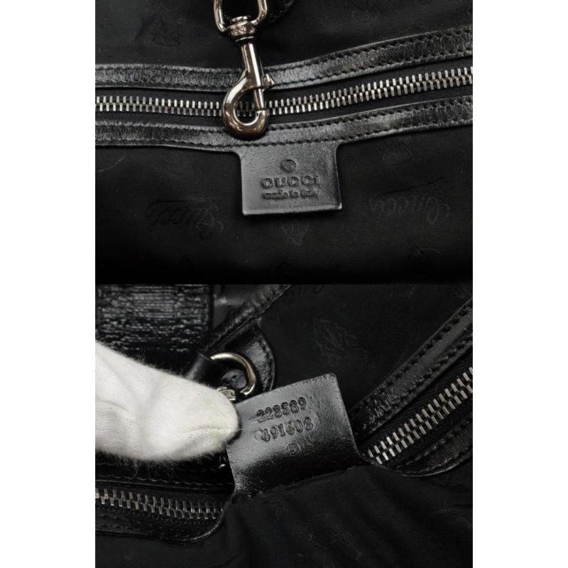 Gucci Rare Extra Large Imprime Monogram Black Chain Tote 22611591 7