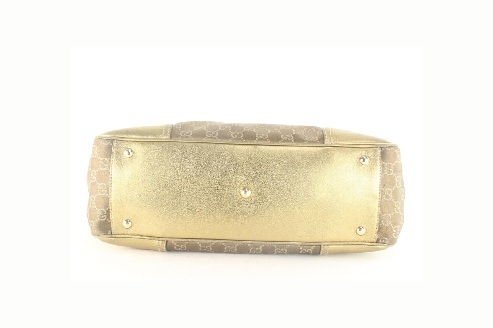 Women's Gucci Rare Metallic Bronze Gold Shoulder Bag 3GK1012K For Sale